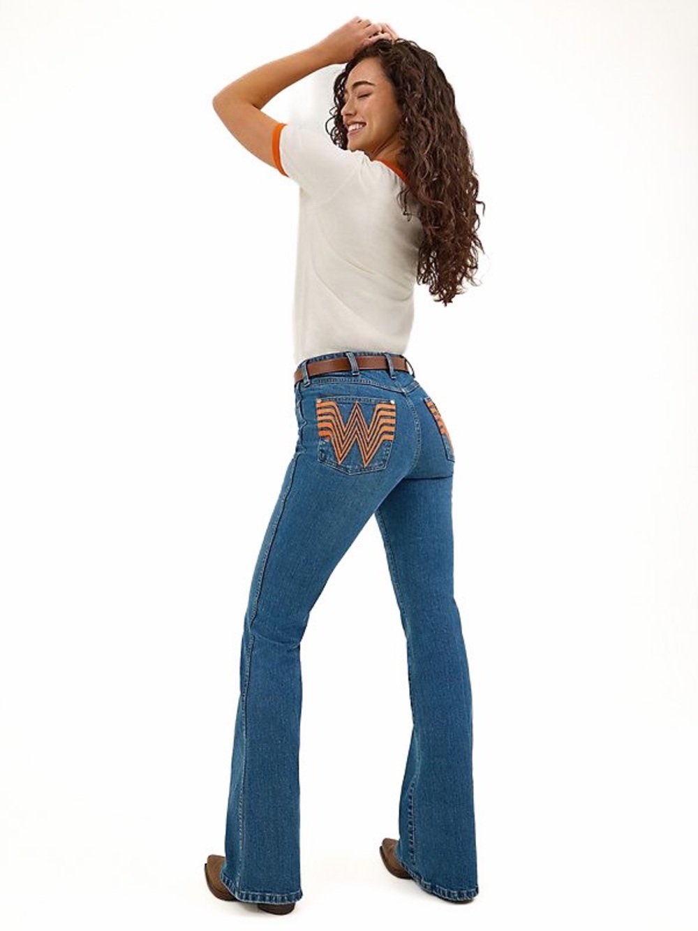 Wrangler x Whataburger
Bailey Stripe Flare Jean 26/32-LIMITED EDITION